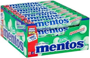 40x Mentos Spearmint Flavor Chewy Dragees 38g - Picture 1 of 8