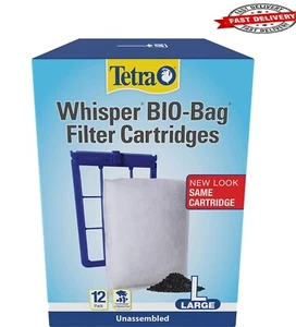 Tetra Whisper Bio-Bag Filter Cartridges For Aquariums - Unassembled BLUE Large - Picture 1 of 5