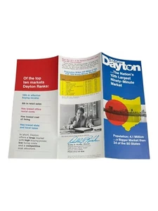 VINTAGE Discover Dayton Ohio Brochure Tourism Commerce 1970's 70's Economy OH - Picture 1 of 3