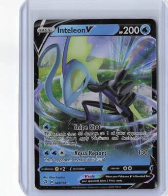 SWSH02: Rebel Clash #049/192 Inteleon V Pokemon - Image 1 of 2