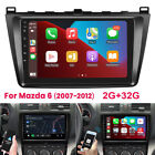 2G+32G Android 11 Car Stereo for Mazda 6 2007-2012 Apple CarPlay GPS Navigation