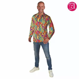 70's - Bright Hippie Shirt - Picture 1 of 1
