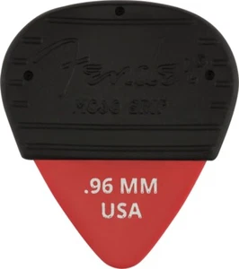 Fender MOJO GRIP Guitar Picks, Dura-Tone Delrin .96, 3-Pack FIESTA RED - Picture 1 of 1
