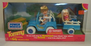 1998 Tommy & Kelly Power Wheels by Fisher-Price Motorized Jeep Target Special Ed - Bild 1 von 9