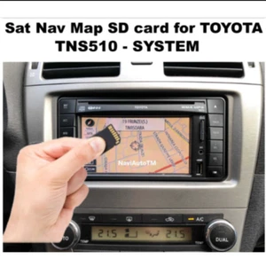 Toyota Sat Nav Map for TNS510 UK & EU 2021 Auris,Corolla,Yaris, RAV4, Prius, IQ - Picture 1 of 3