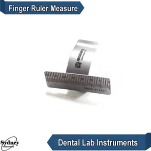 Endodontic Metal Endo Gauge Finger Ruler Span Measure Lab Instruments - Picture 1 of 3