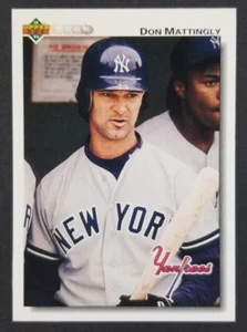 Tarjeta de béisbol Don Mattingly 1992 Upper Deck #356 (NM) - Imagen 1 de 2