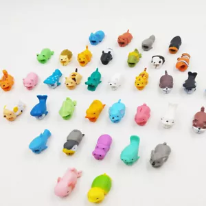 IPhone Charger Cord Protector Animal Cable Muncher Bite Chomper 21Styles - Picture 1 of 32