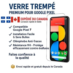 Verre trempé pour Google Pixel 7 Protection d' écran téléphone smartphone - Photo 1 sur 6