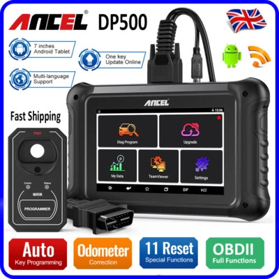 ANCEL OBD2 Scanner Auto Diagnostic Tool Key IMMO Program Odometer Correction - Image 1 of 4