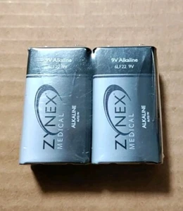 9-Volt Batteries, 2-Pack Zynex Exp. 2027-2029 - Picture 1 of 2