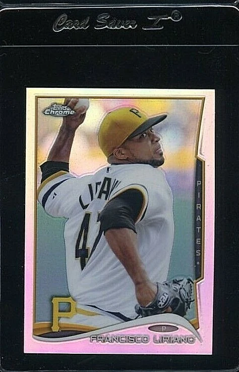 2014 TOPPS CHROME REFRACTOR #115 FRANCISCO LIRIANO PITTSBURGH PIRATES    - Image 1 of 1