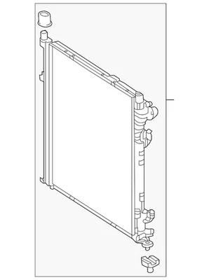 Оригинальный радиатор Mercedes-Benz 099-500-48-03 - Изображение 1 из 3