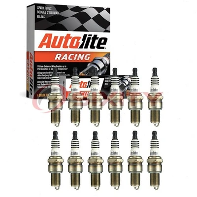 12 pc Autolite Racing Spark Plugs for 1964-1965 Ferrari 275 LM Ignition nb - Image 1 of 4