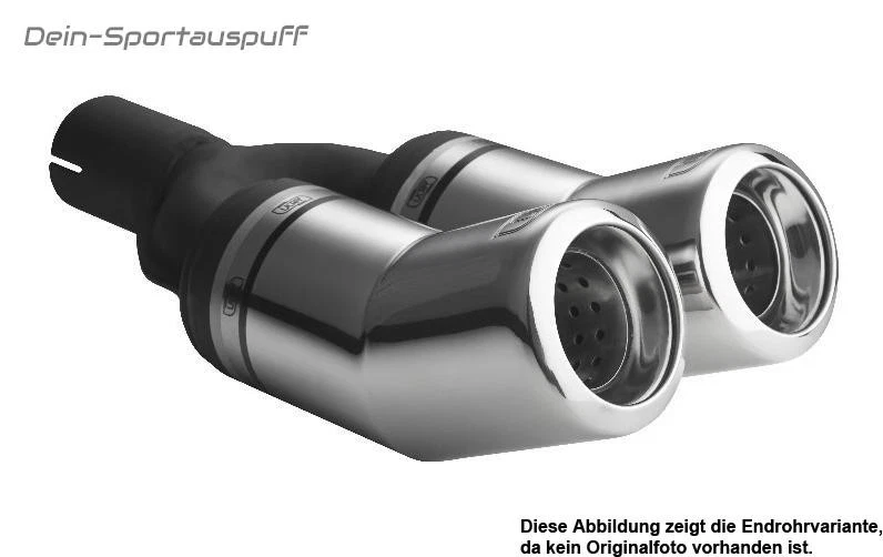 Ulter Escape Deportivo Opel VECTRA B Facelift Sedán. 09/99-09/2002 2x80mm - Imagen 1 de 1