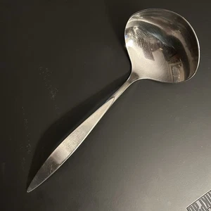 CUCHARÓN GRAVY VINTAGE ONEIDA COMMUNITY "SATINIQUE OLD" acero inoxidable 7-5/8" satinado - Imagen 1 de 2