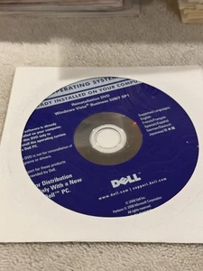 Dell Reinstallation DVD Win Vista Business 32bit SP1 - CD ONLY NEW/SEALED!!! - Picture 1 of 1