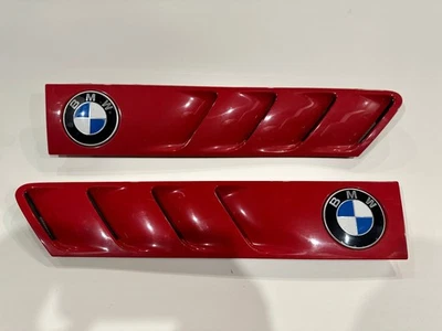 2x BMW Z3 FENDER GILLS SET AIR VENTS BONNET HOOD 51138397505 51138397506 HELLROT - Image 1 of 4