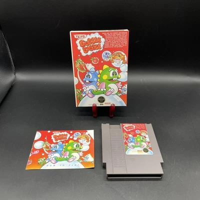 Bubble Bobble (NES, 1988 Taito) Complete CIB With Manual Box Nintendo - Photo 1/4