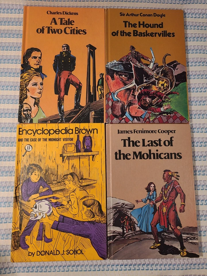 Lot of 4 Vintage Hardcover Children's Books Weekly Reader Books GC USED - Image 1 of 4