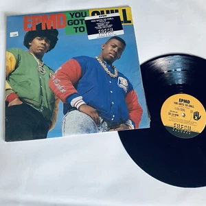 EPMD - YOU GOTS TO CHILL 12” Vinyl Record FIRST U.S. PRESSING VG+ - Picture 1 of 4