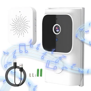 Front Door Tuya APP Video Doorbell Intercom Security Camera Door Cam 2 Way Audio - Picture 1 of 28