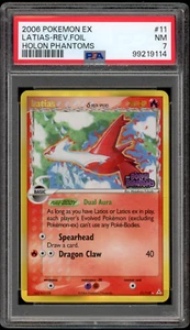 POKEMON PSA 7 EX HOLON PHANTOMS #11 LATIAS-REVERSE FOIL - Picture 1 of 2