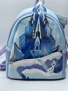 Mini Mochila Loungefly Disney Frozen Princesa Elsa Castillo - Imagen 1 de 5