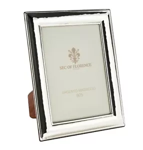 18x24 CORNICE PORTAFOTO in ARGENTO MASSICCIO 925 con retro in legno 18×24 * 7200 - Foto 1 di 9