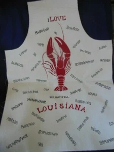 1 Pannello grembiule nuovo per adulti - LOUISIANA, 27"x35" - Foto 1 di 1