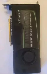 *Read* EVGA NVIDIA GeForce GTX 465 1GB GDDR5 Graphics Card- Mini HDMI, DVI - Picture 1 of 4