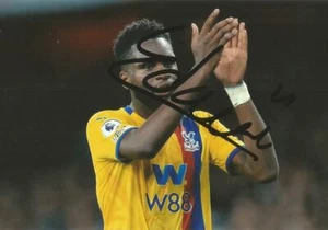 CRYSTAL PALACE: ODSONNE EDOUARD SIGNED 6x4 ACTION PHOTO+COA - Picture 1 of 1