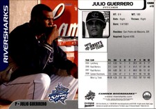 Julio Guerrero 2009 Choice Camden Riversharks #11 Card *AutographDen*