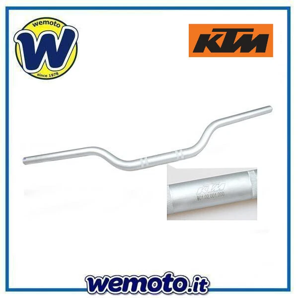 Manubrio KTM Per Duke 125/200/250/390 da 26-22mm Ergal Anodizzato Originale - Immagine 1 di 3
