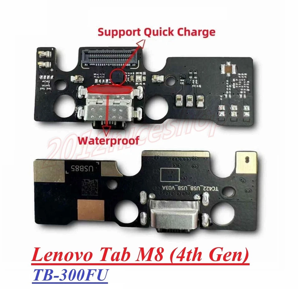 Conector de puerto de carga tipo C OEM placa Jack para Lenovo Tab M8 4ta generación TB-300FU Foto 1 de 1