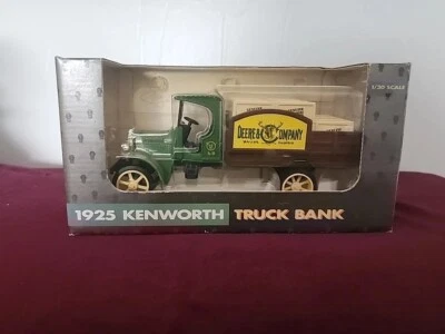 Vintage Ertl 5689-10EO John Deere & Co. Kenworth 1925 Delivery Truck Bank 1:30 - Image 1 of 4