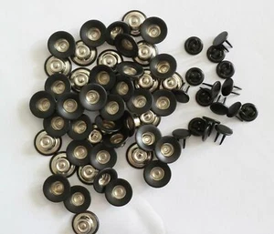 Button Jeans Button Metal Black Button Twin prong Tack High quality Made In USA - Picture 1 of 4