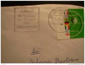 Germany Football Stamp Ball 2002 World Championship Football Futbol Sobre Cover - Picture 1 of 1