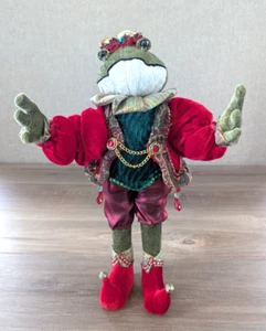 Standing plush Frog Prince/Jester figure 15" H - Picture 1 of 11