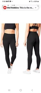Black Leggings High Waisted for Women, Full Length by SATINA XL Soft - Picture 1 of 6