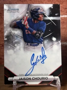 2023 Bowman Sterling Jaison Chourio Prospect Auto #PA-JCO - Picture 1 of 2
