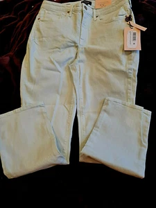 NYDJ - 30" waist Sherri Slim Ice Pale Blue denim with stretch - Cropped NEW TAGS - Picture 1 of 12