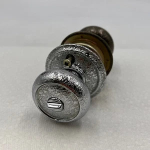 VINTAGE SCHLAGE CRACKLE DOOR KNOB LOCKING *NO KEY* - Picture 1 of 12