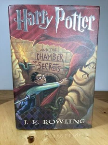 RARE SPELLING ERRORS Harry Potter and the Chamber of Secrets, Rowling 1st/1st VG - Picture 1 of 12