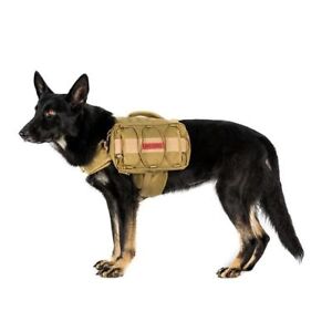 Dog Backpack Hiking Harness Saddle Pet Back Pack Camping Travel Bag Outdoor Gear