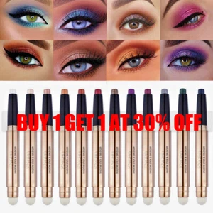Eyeshadow Pen Cream Eye Shadow Pencil Shimmer Stick Makeup 18 Color Double-Head - Picture 1 of 29