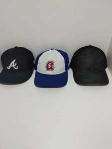 Lote de 3 gorras de béisbol Atlanta Braves usadas en excelente estado. - Imagen 1 de 14