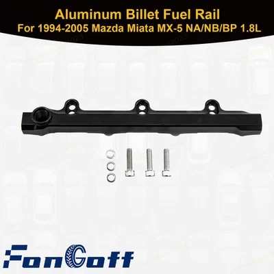 Aluminum Billet Fuel Rail For 1994-2005  Mazda Miata MX-5 NA NB BP 1.8L US Stock Foto 1 de 4