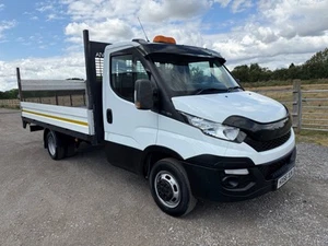 2016 66 IVECO DAILY 2.3 35C13 LWB L4 14FT DROPSIDE PICKUP TAIL LIFT EURO6 NO VAT - Picture 1 of 24