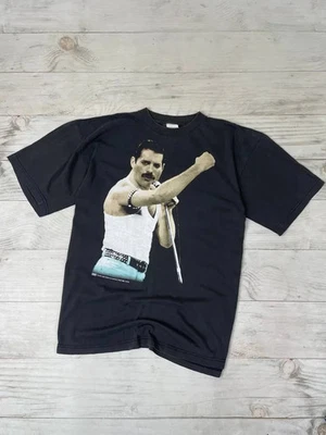 Camiseta De Colección 1993 Freddie Mercury Queen Logo Grande Hombres Talla XL Negra Foto 1 de 4